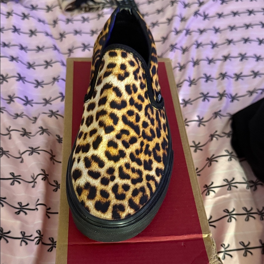 Vans Leopard Print Men's Slip-On Shoes